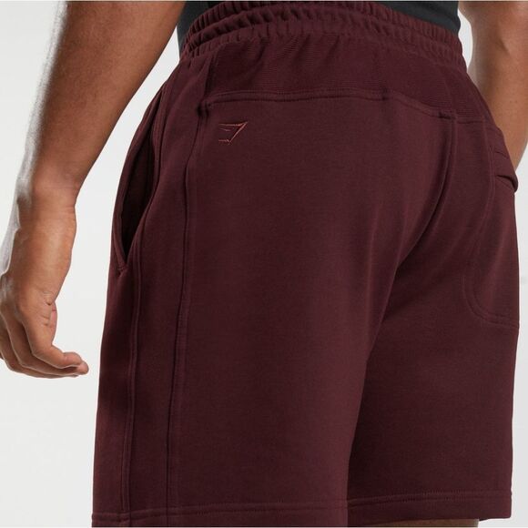 Gymshark Rest Day‎ Essentials Shorts Size Small Rich Maroon NWT in Packaging - Picture 6 of 8